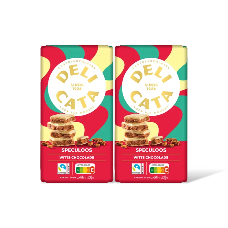 Delicata Wit met speculoosvulling 2-pack