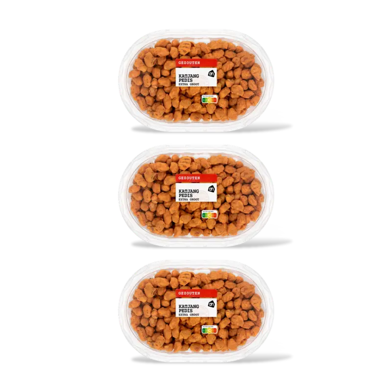 AH Gezouten katjang pedis extra groot 3-pck