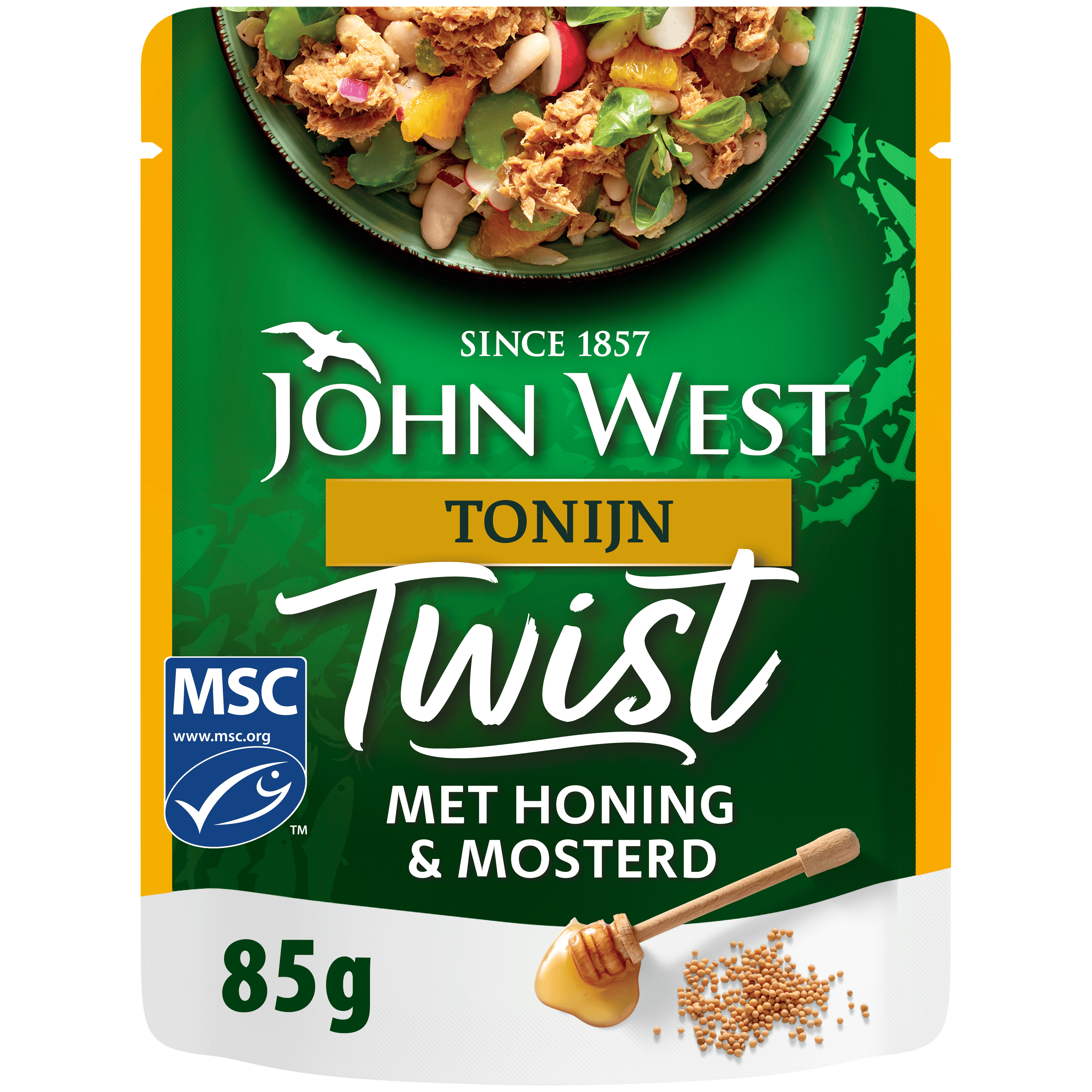 John West Tonijn Twist Honing & Mosterd