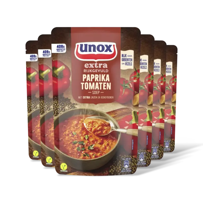 Unox Paprika tomatensoep 6-pack