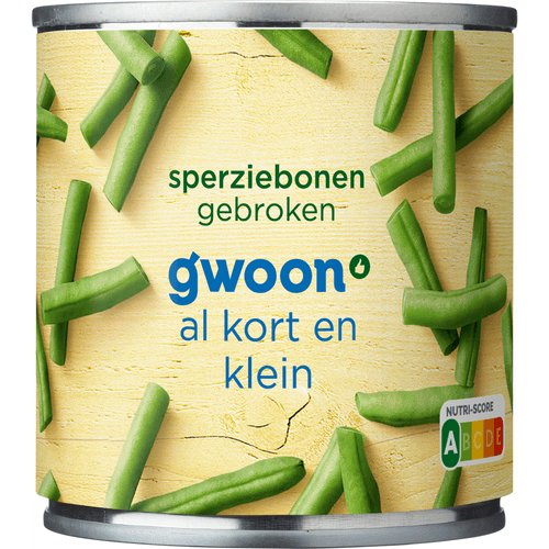 G'woon Sperziebonen gebroken