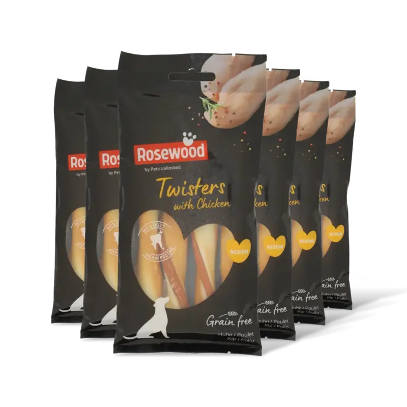 Rosewood Twister with chicken medium 6-pack