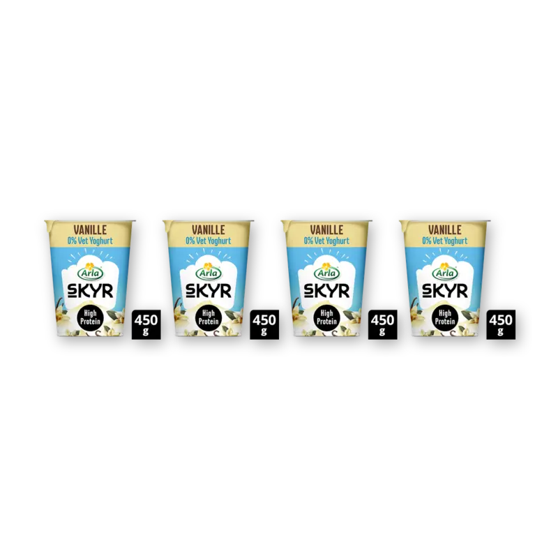 Arla Skyr vanille yoghurt 0% vet 4-pack