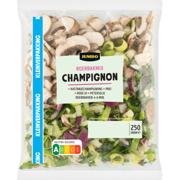 Jumbo Roerbakmix Champignon Kleinverpakking 250 g
