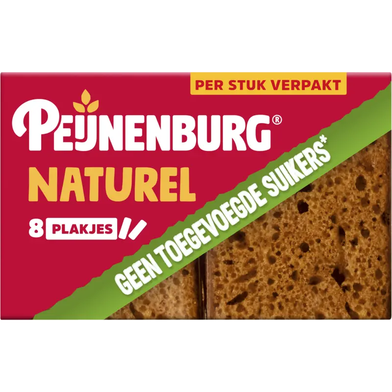 Peijnenburg Ontbijtkoek naturel 8-pack