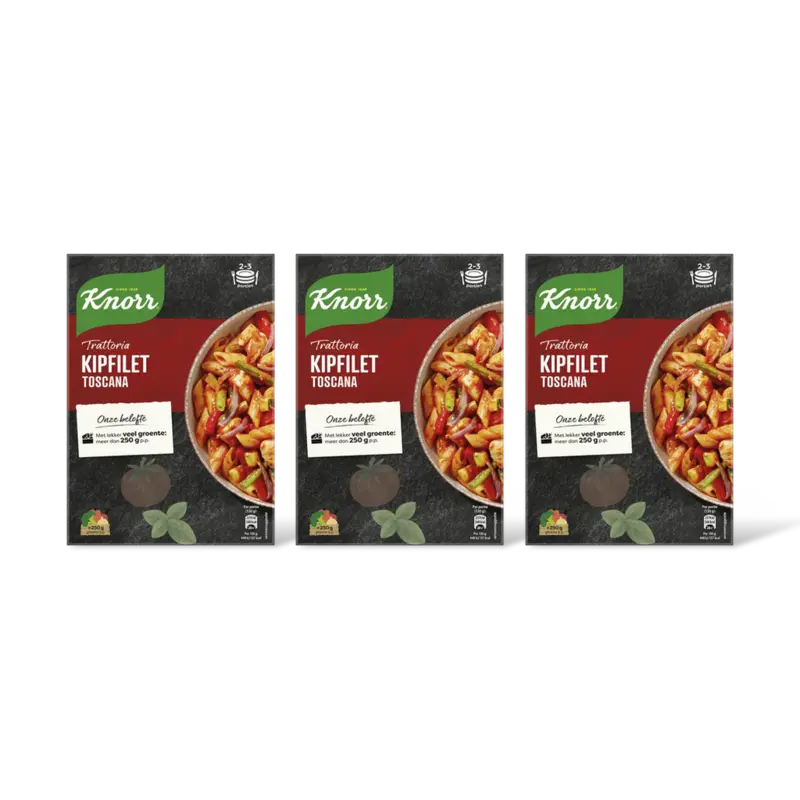 Knorr Tratorria kipfilet Toscana 3-pack