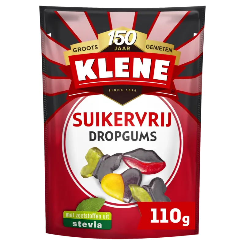 Klene Suikervrij dropgums