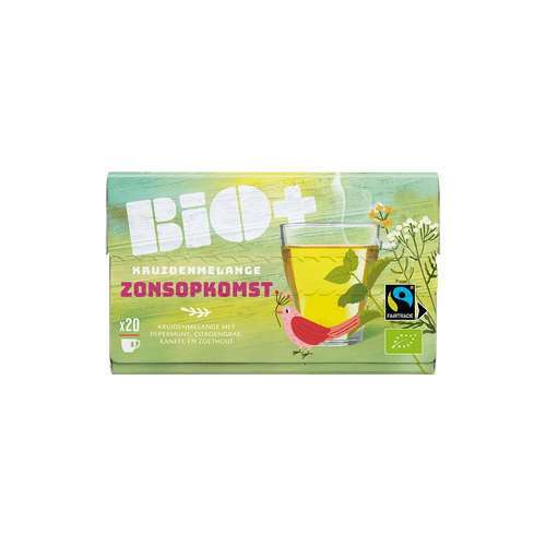 Bio+ Kruidenthee zonsopkomst kop 20 zk.