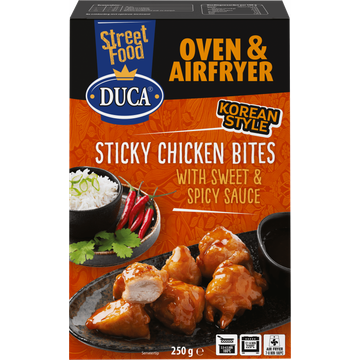Duca Sticky Chicken Bites met Sweet Chilisaus 250 g