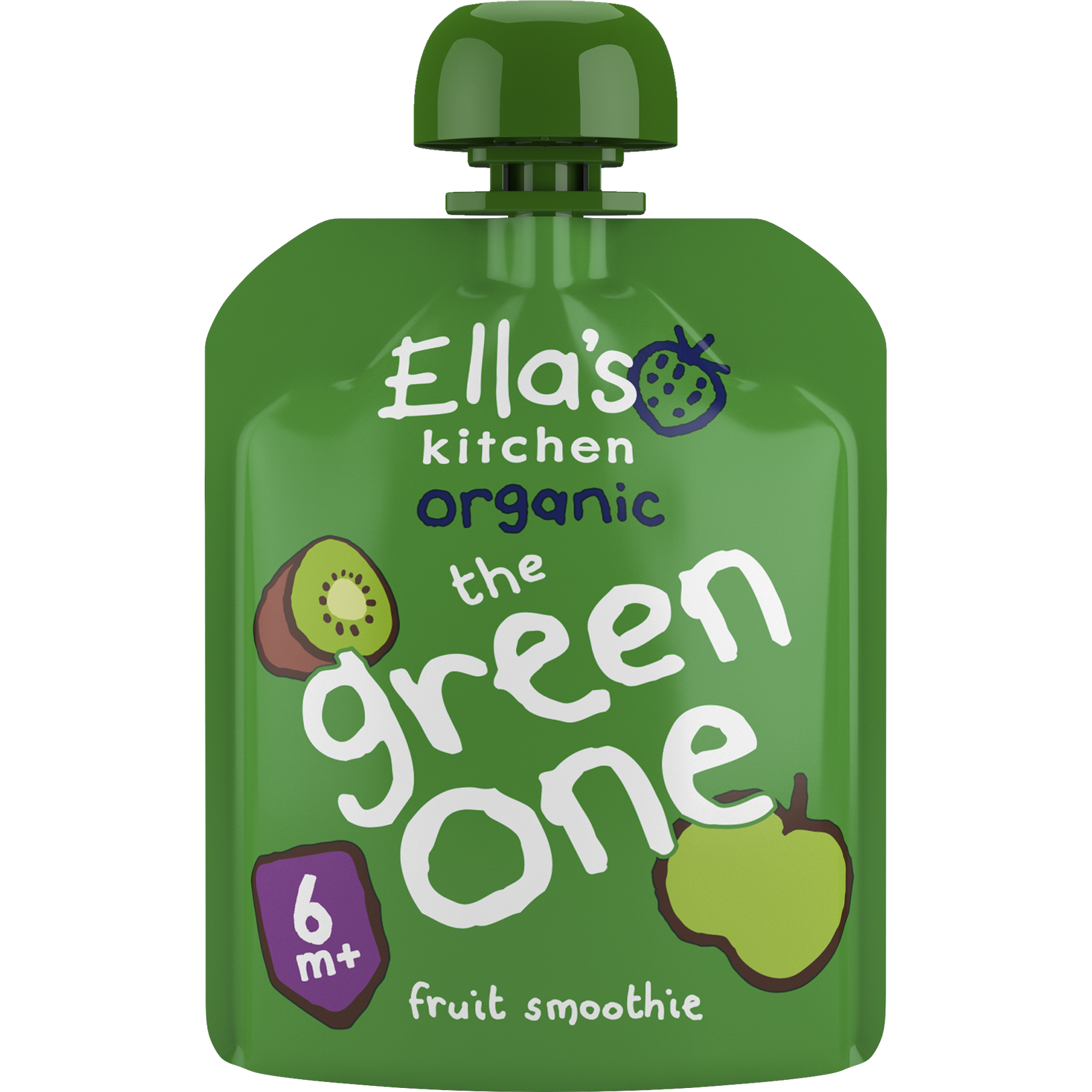Ella's Kitchen Bio Knijpfruit The Green One 6+ Maanden 90 gram
