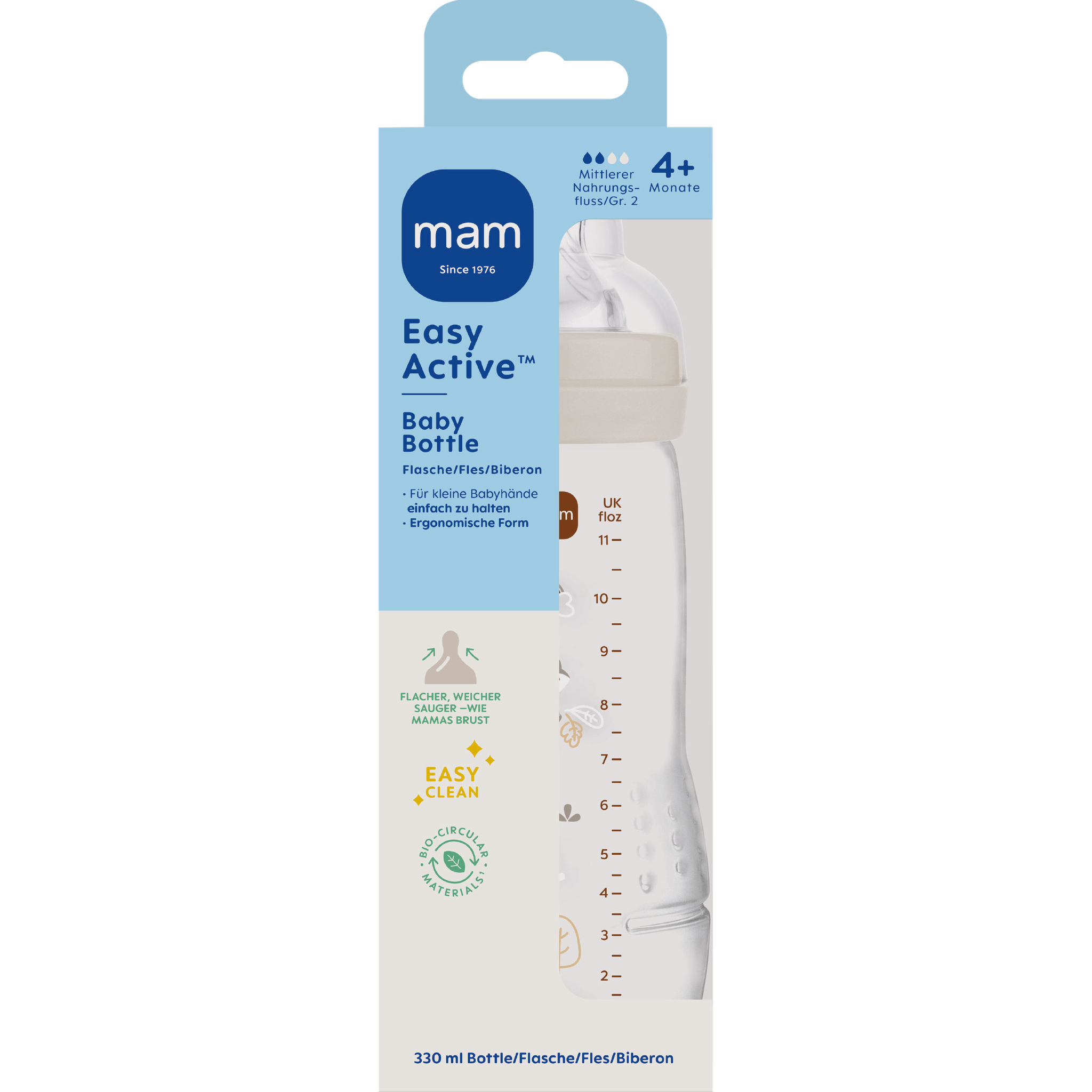 MAM Easy Active Babyfles Beige 330 ML 