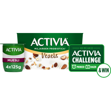 Activia Yoghurt Muesli 4 x 125 g