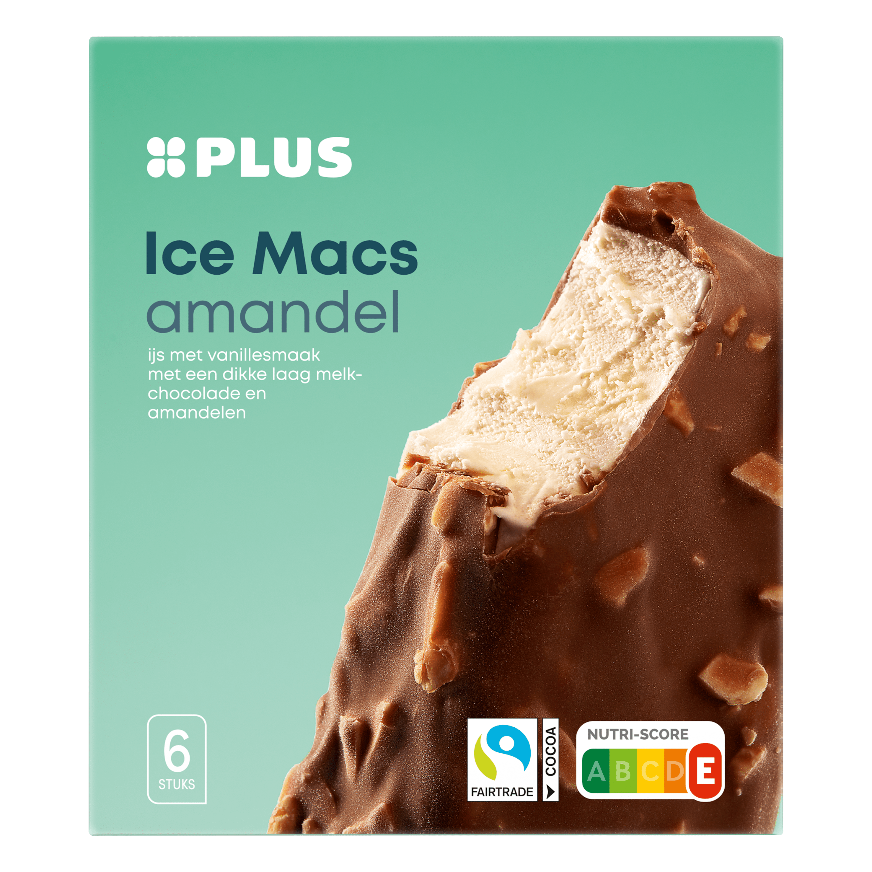 PLUS Icemacs almond Fairtrade