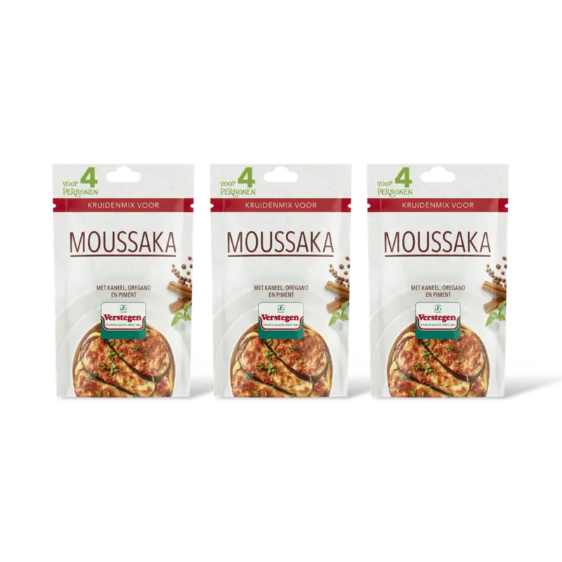 Verstegen Kruidenmix voor moussaka 3-pack