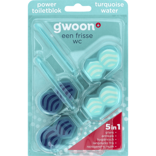 G'woon Toiletblok power turquoise