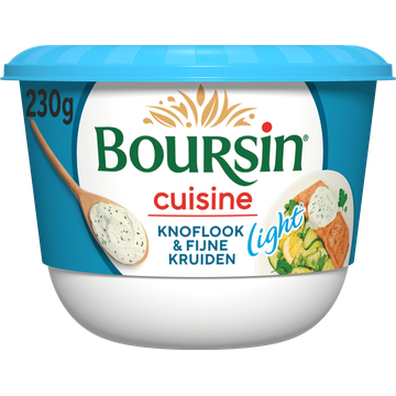 Boursin Cuisine Light met Knoflook en Fijne Kruiden 230 g