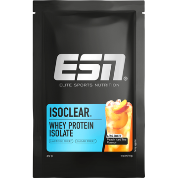 ESN Isoclear Whey Isolate Peach Iced Tea less sweet 30 g