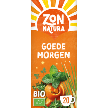 Zonnatura Biologische Goedemorgen Kruideninfusie 20 Zakjes