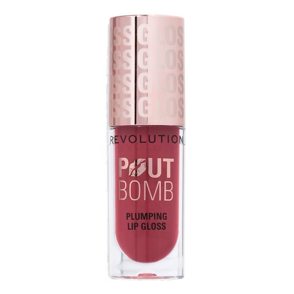 Revolution Pout Bomb Plumping Gloss Wild Mauve Pink