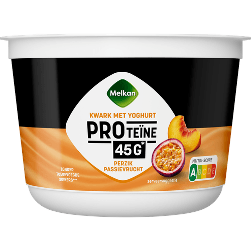 Melkan Proteine kwark perzik passievrucht