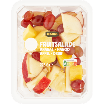 Jumbo Fruitsalade Ananas - Mango Appel - Druif 225 g