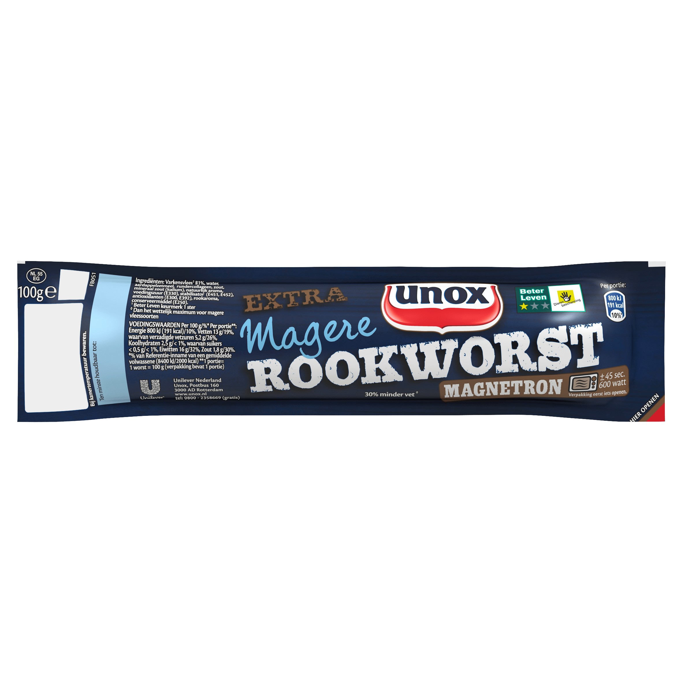 Unox Rookworst magnetron mager