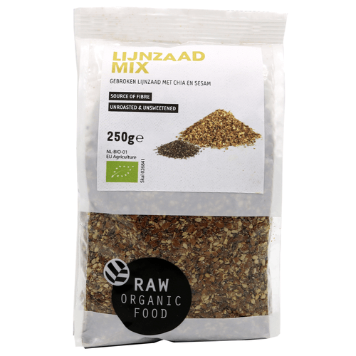 Raw Organic Food Lijnzaadmix goji