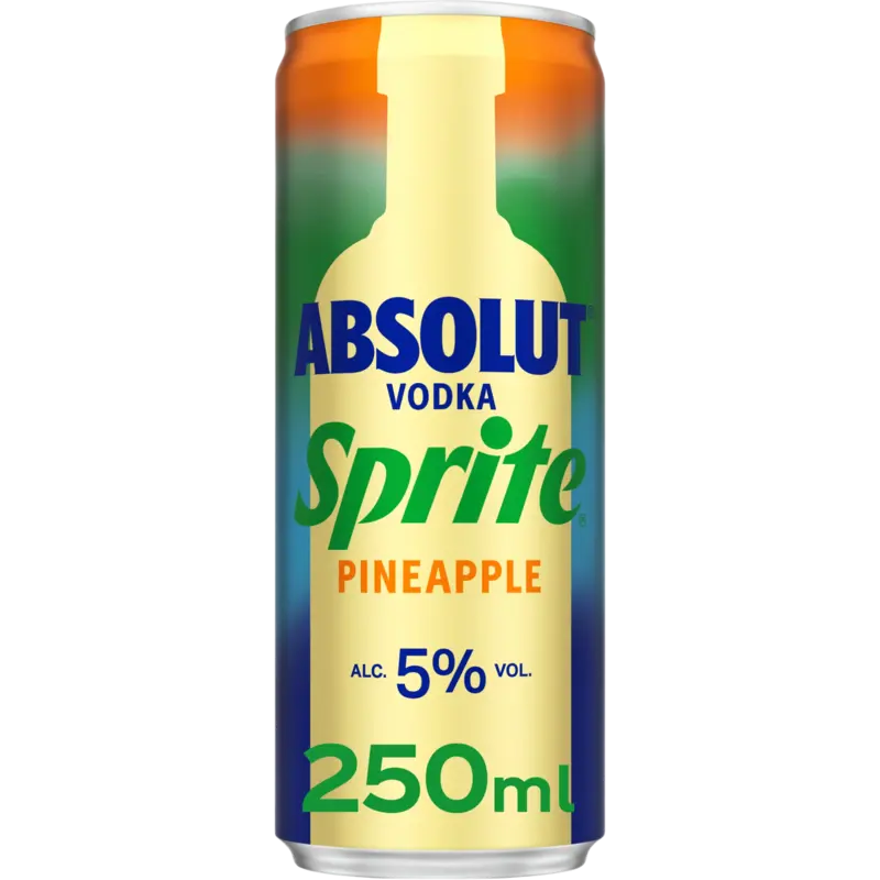 Absolut Vodka Sprite pineapple
