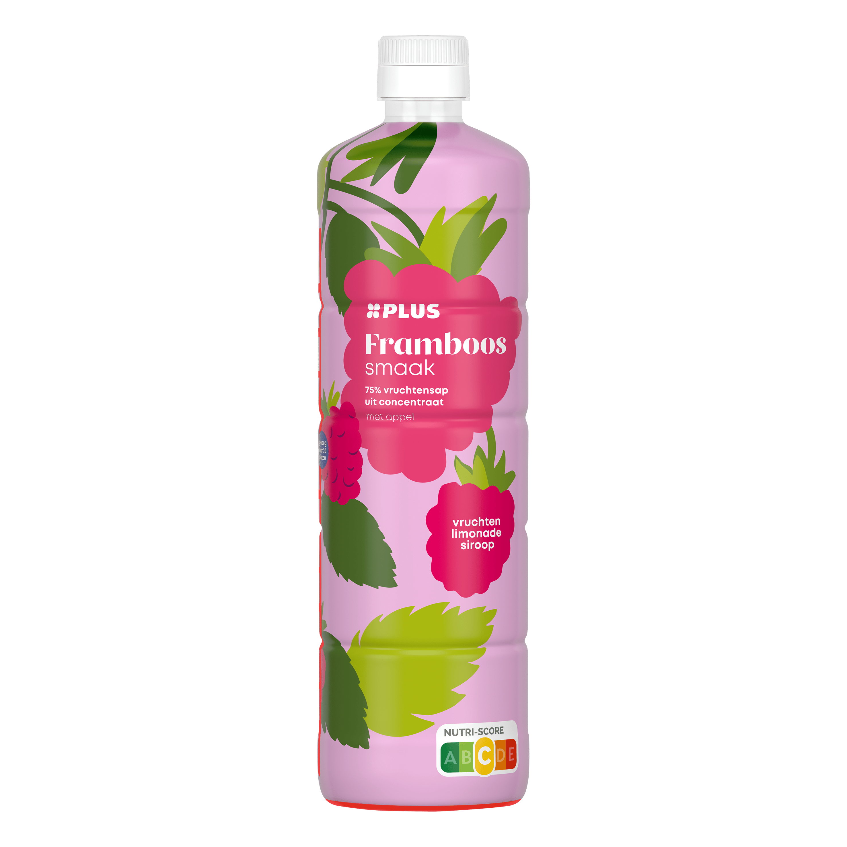 PLUS Limonadesiroop framboos