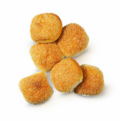 Lokale Bakker zachte sesambollen Wit