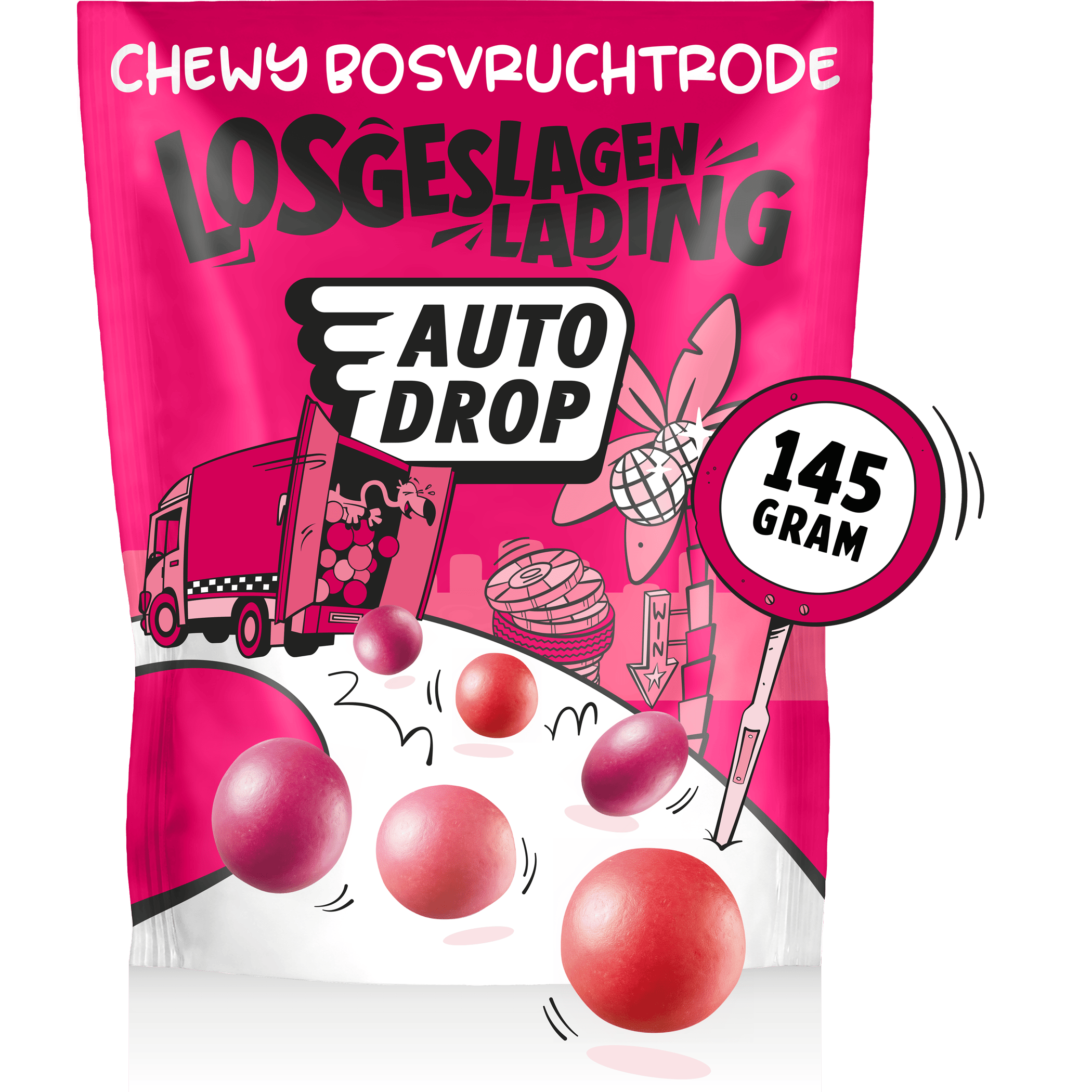 Autodrop Losgeslagen lading Cadilac chews