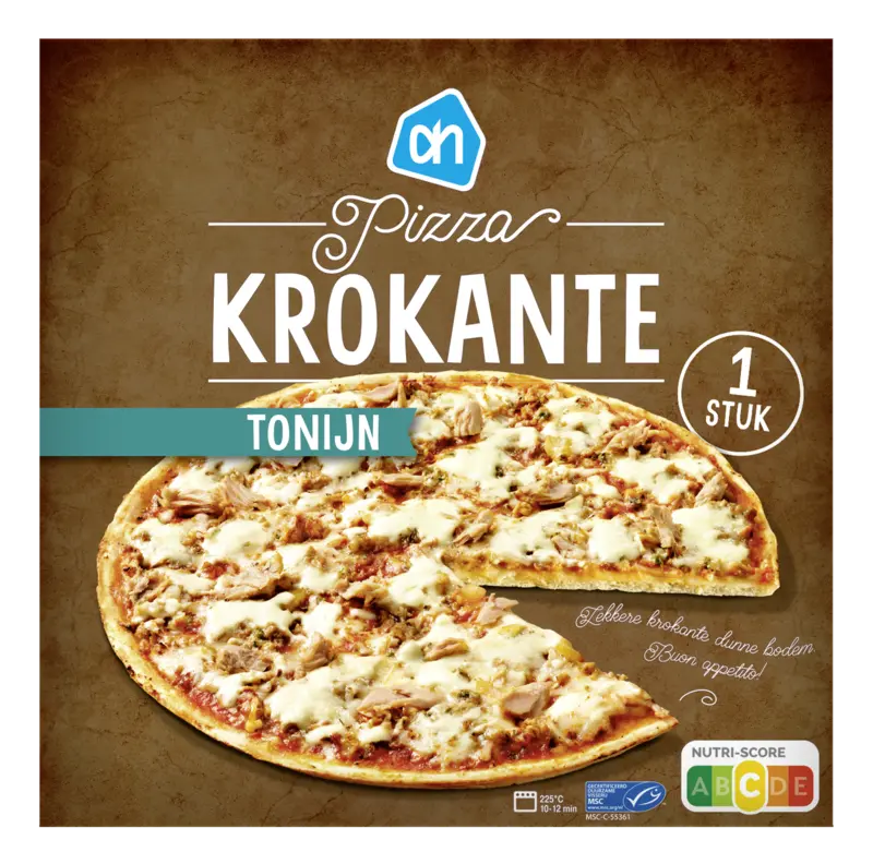 AH Pizza krokante tonijn