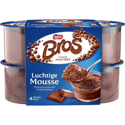 Nestlé Bros melkchocolade mousse