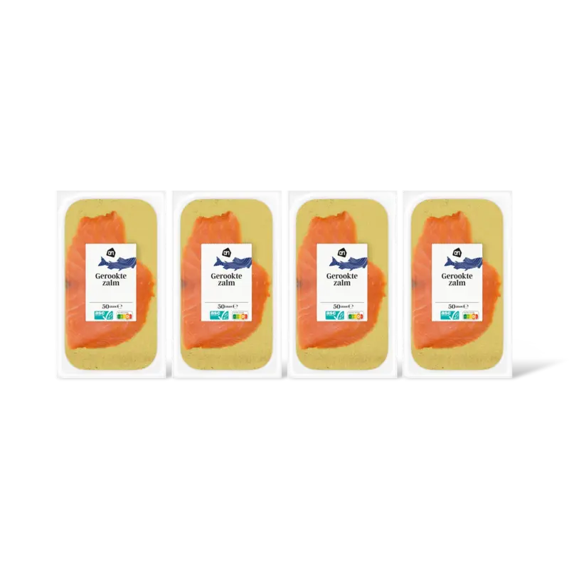 AH Gerookte zalm 4-pck