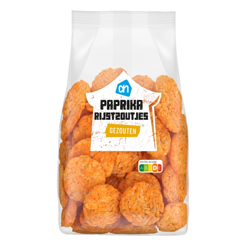 AH Paprika rijstzoutjes gezouten