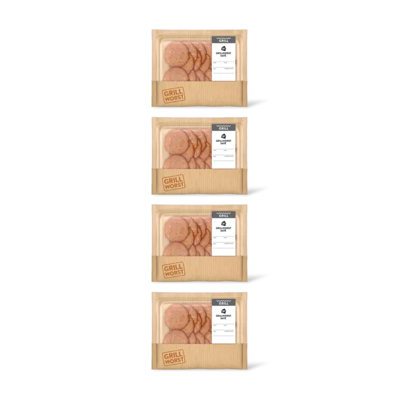 AH Grillworst satÃ© 4-pack