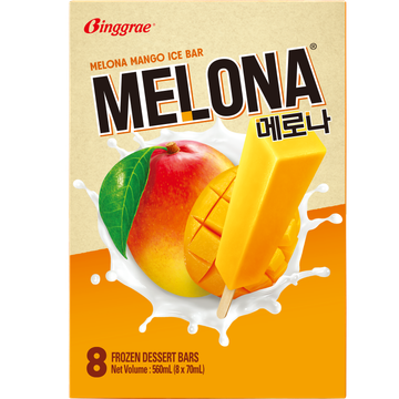 Binggrae Melona Ijslolly Mango 8 Stuks