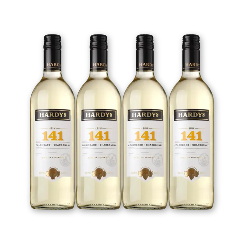 Hardys Hardys Bin 141 Col. Chard. 4 flessen