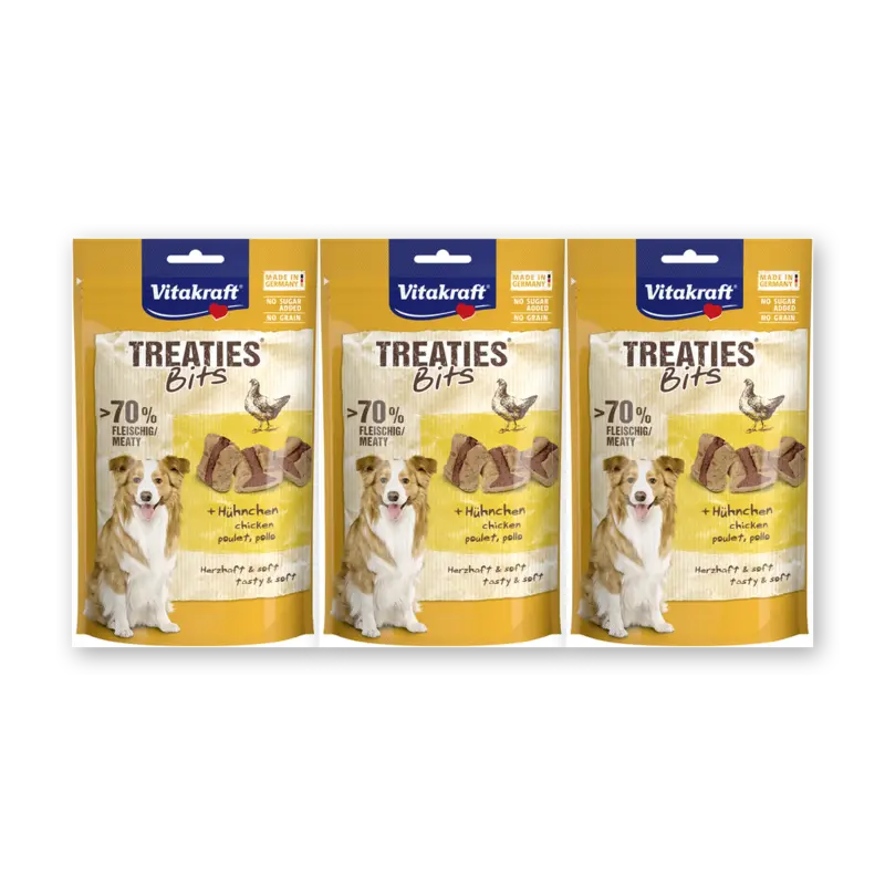 Vitakraft Treaties bits kip bacon 3-pack