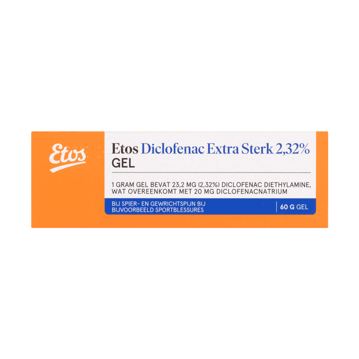 Etos Diclofenac Extra Sterk 2,32% Gel 60 gram