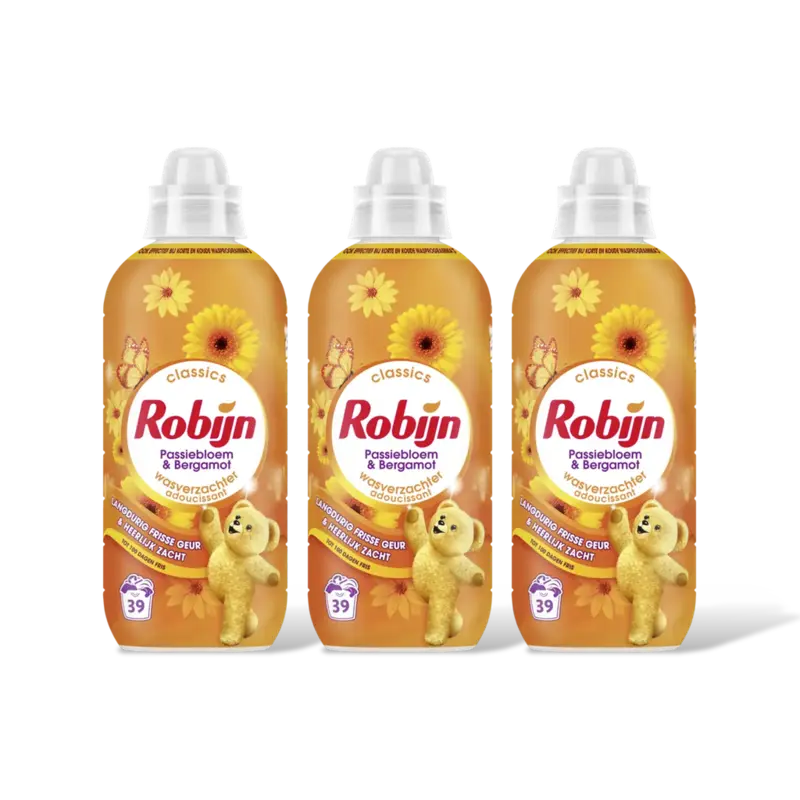 Robijn Wasverzachter passiebl & bergamot 3-pack