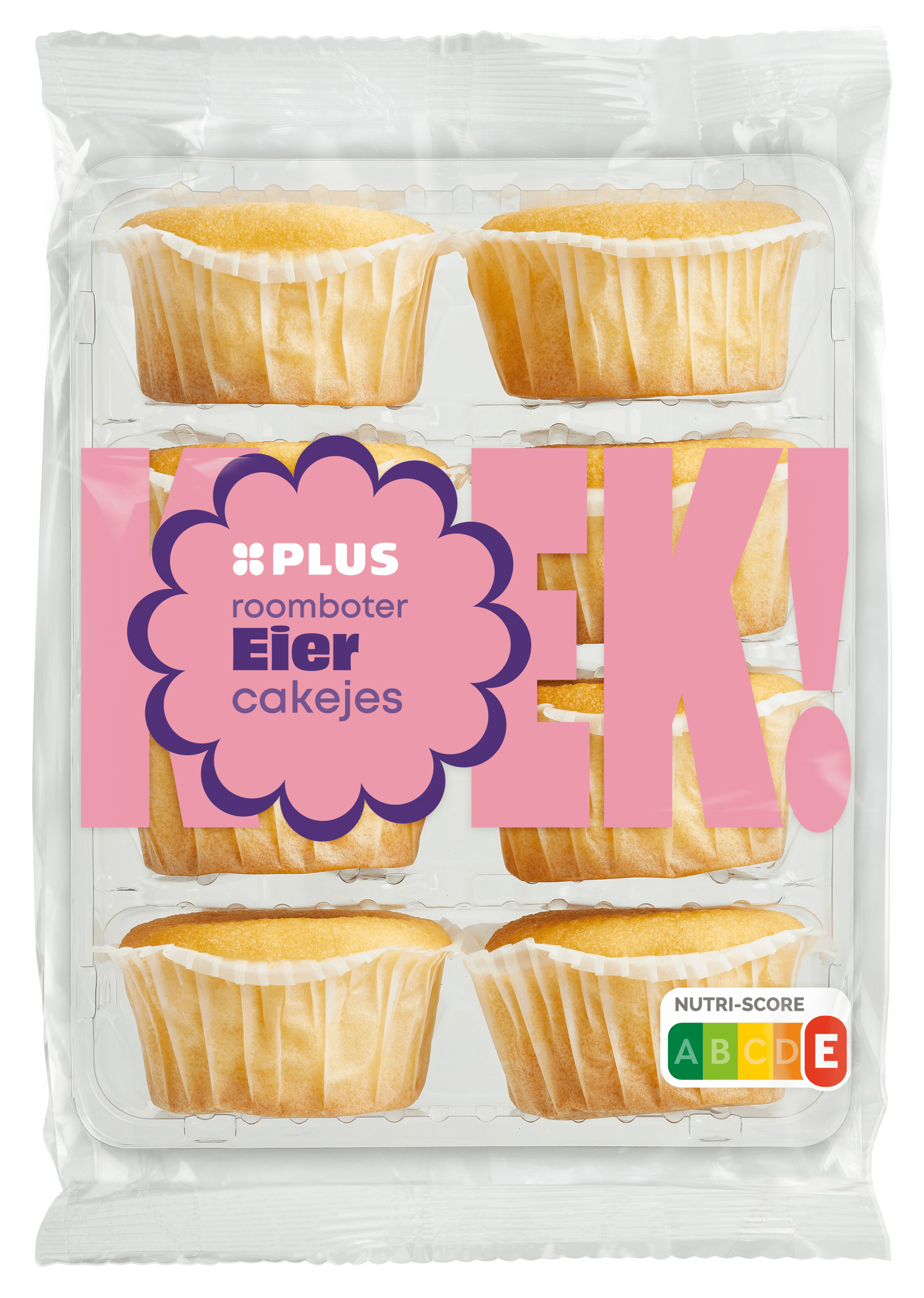 PLUS Roomboter eiercakejes
