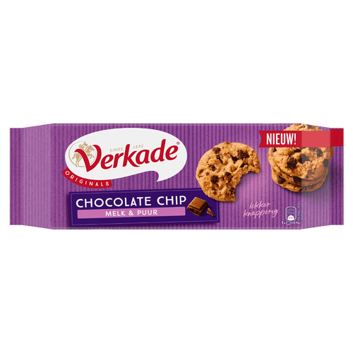 Verkade Chocolade chip melk&puur