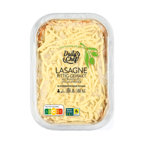 Daily Chef Lasagne pittig gehakt