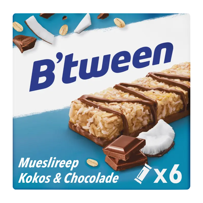 Hero B'tween mueslireep kokos & chocolade