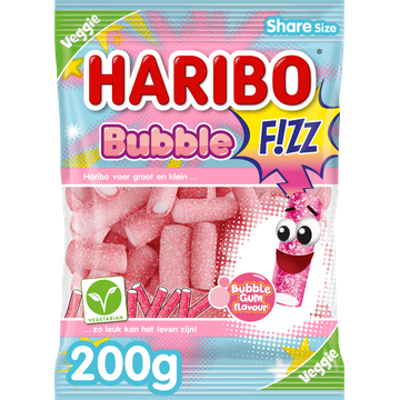Haribo Bubble Fizz 200 g Zak