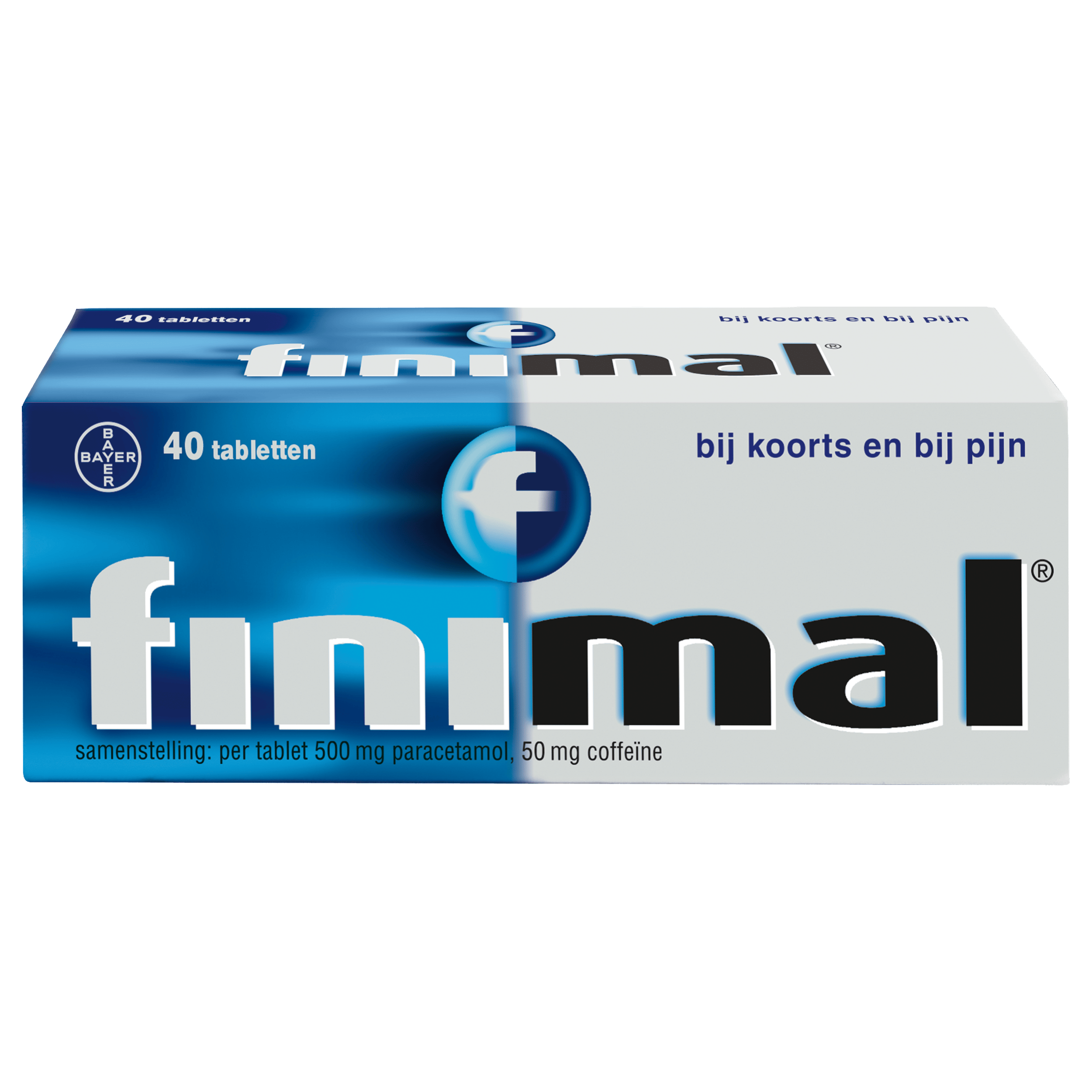 Finimal 500 mg Paracetamol 50 mg Coffeïne UAD