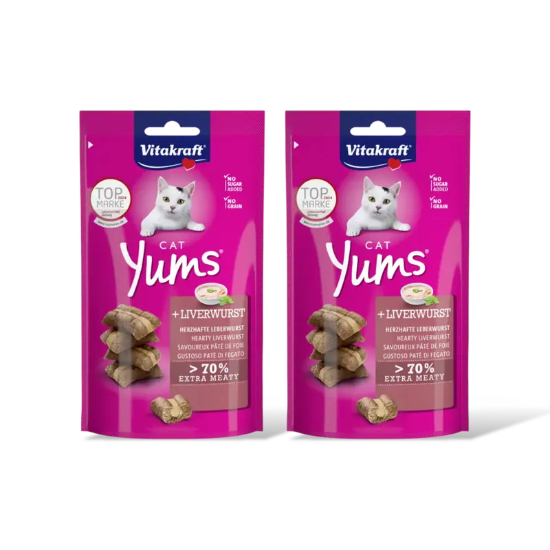 Vitakraft Cat yums leverworst 2-pack