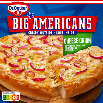 Dr. Oetker Big Americans Pizza Cheese Onion 385 g
