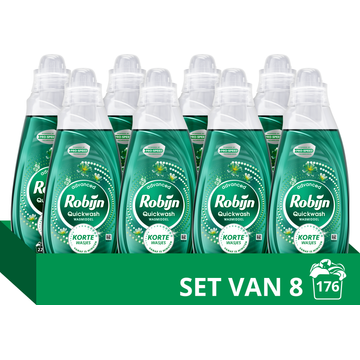 Robijn Advanced Quickwash Vloeibaar Wasmiddel Spring Blossom 8 x 22 wasbeurten